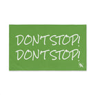 Don’t Stop! Don’t Stop Lime Green | Mix & Match Classic Fun-Flirty Lovers’ Towels