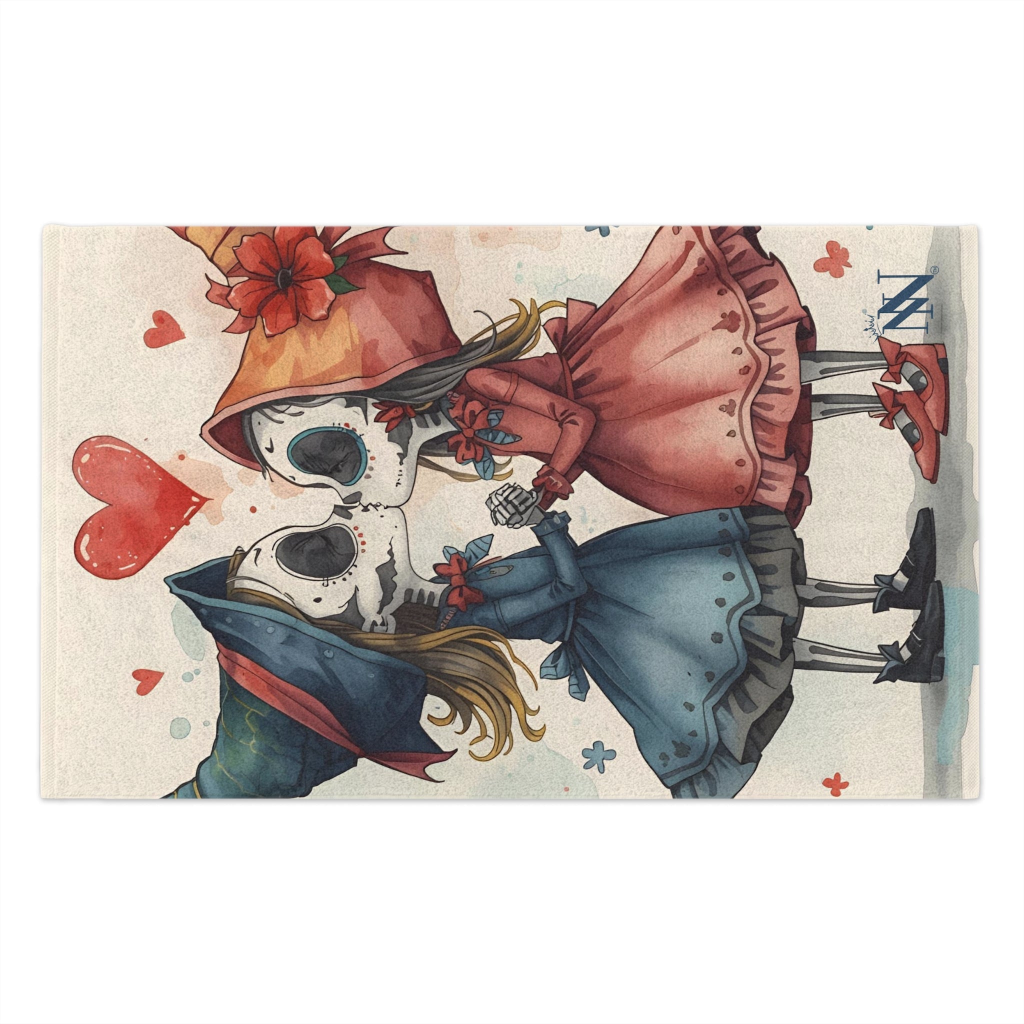 Kissing Witches Print | Mix & Match Soft Fun-Flirty Lovers’ Towels