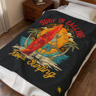 Keep Surfing Skeleton Beach | Mix & Match Soft Fun-Flirty Lovers’ Blankets