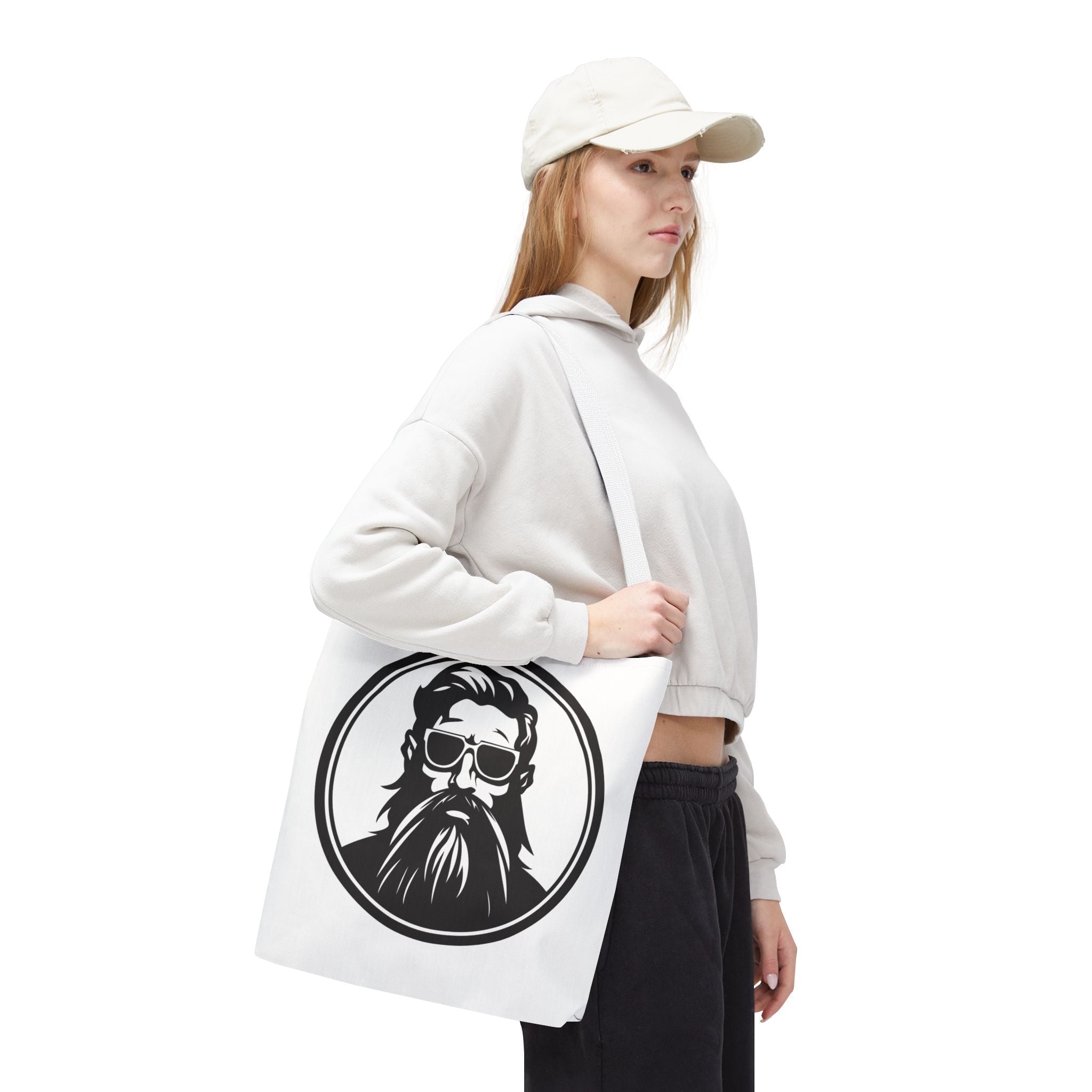Just Cool Bearded Man Tote Bag
