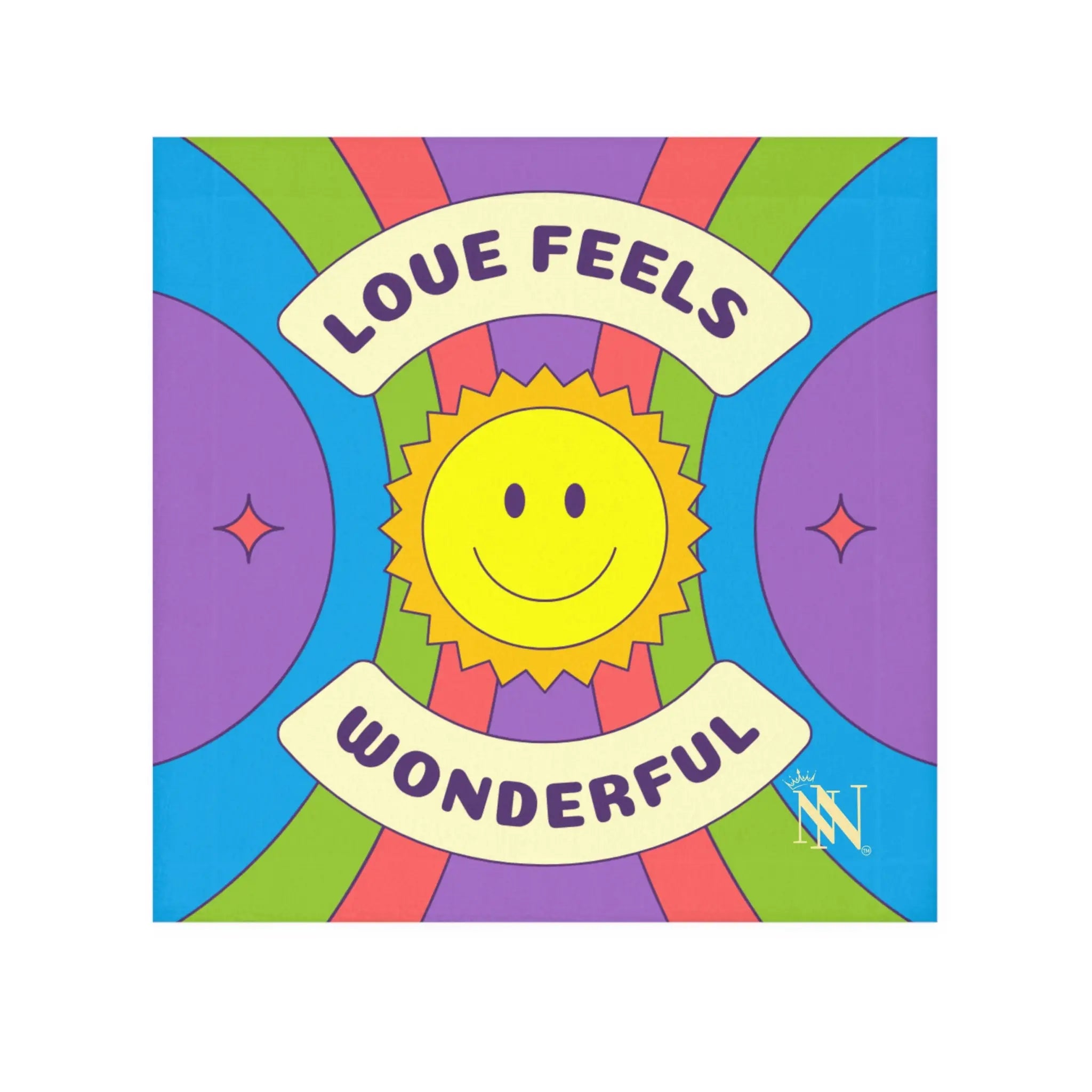 Love Feels Wonderful Retro Cum Rag