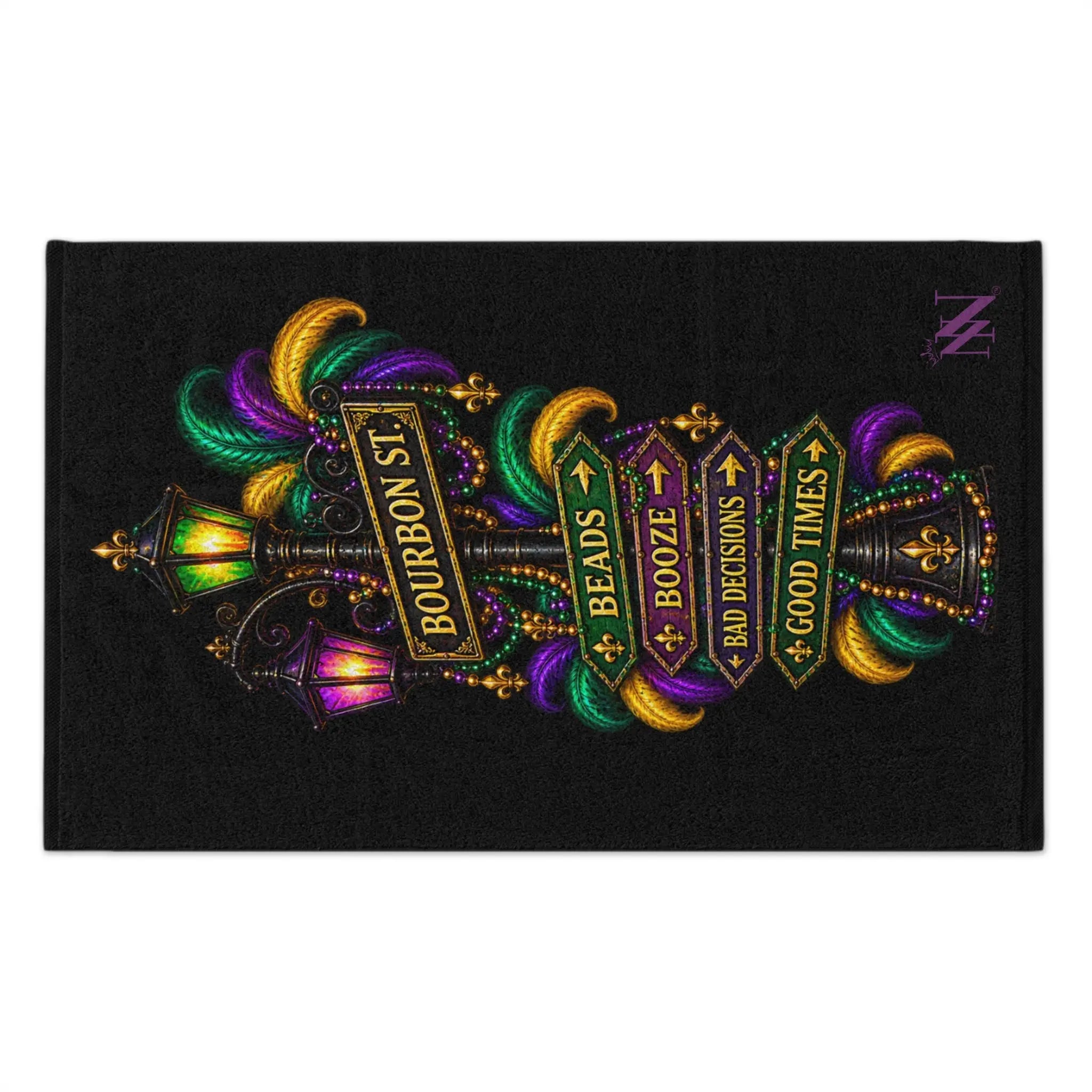 Bourbon St. Sign Bad Decisions Sex Towel
