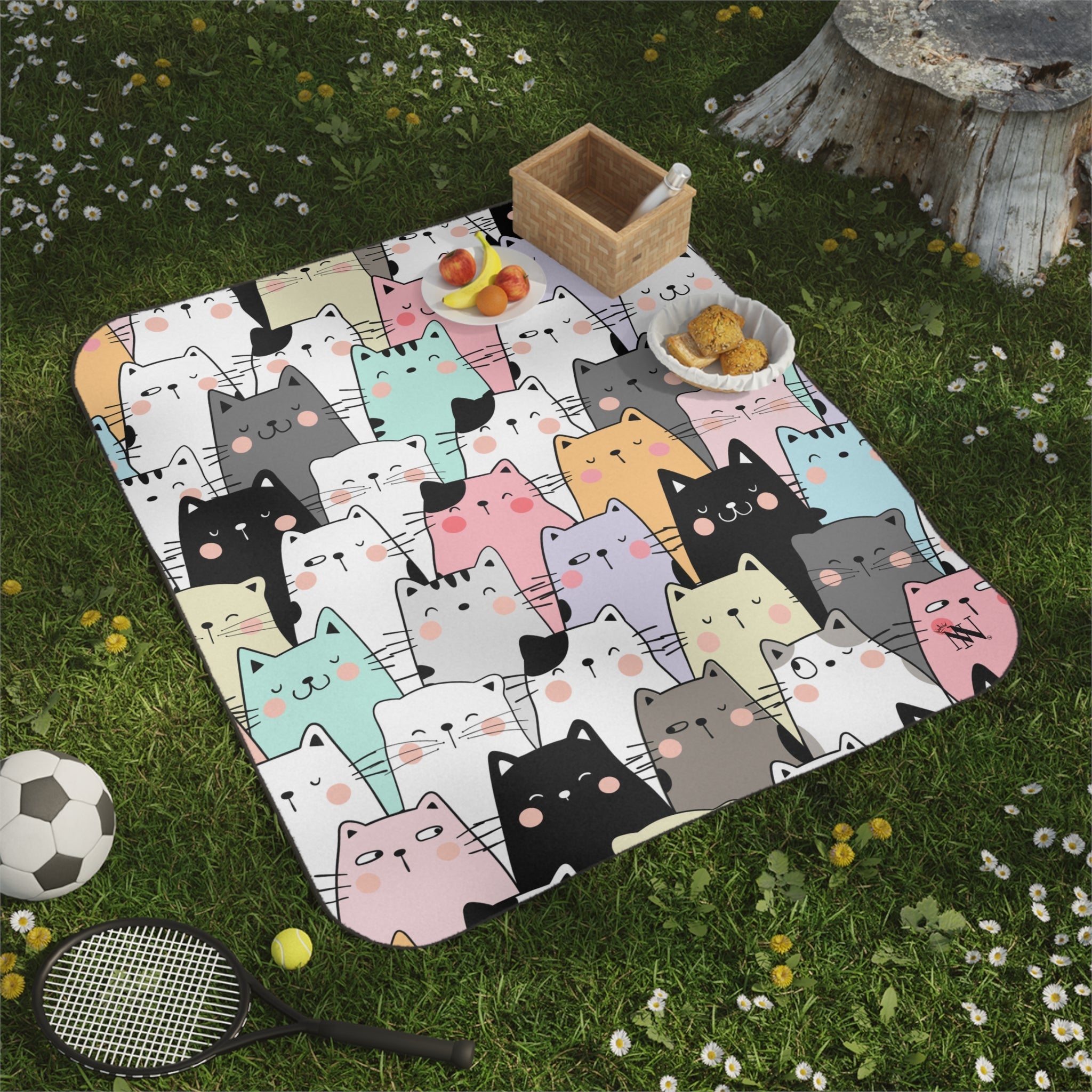 Cute Pussy Stack | Mix Match Fun-Flirty Lovers’ Water-Resistant Blankets