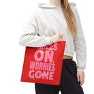 Smiles On Worries Gone Good Vibes | Mix & Match Fun-Flirty Lovers’ Totes