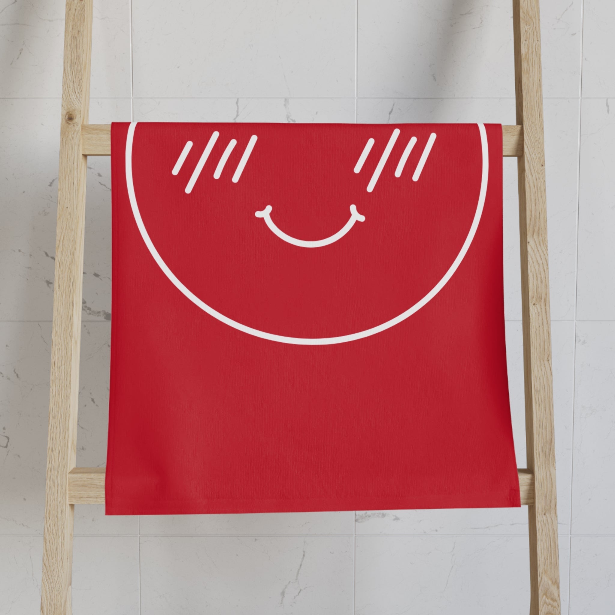 Yes Emoji Red Cum Towel