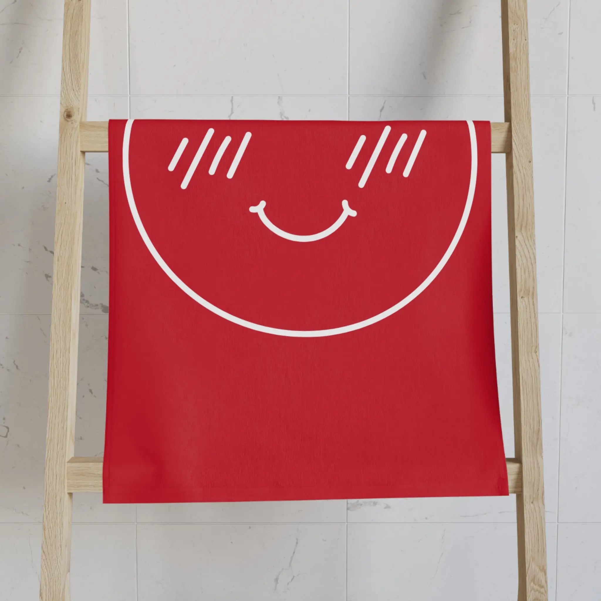 Yes Emoji Red Cum Towel