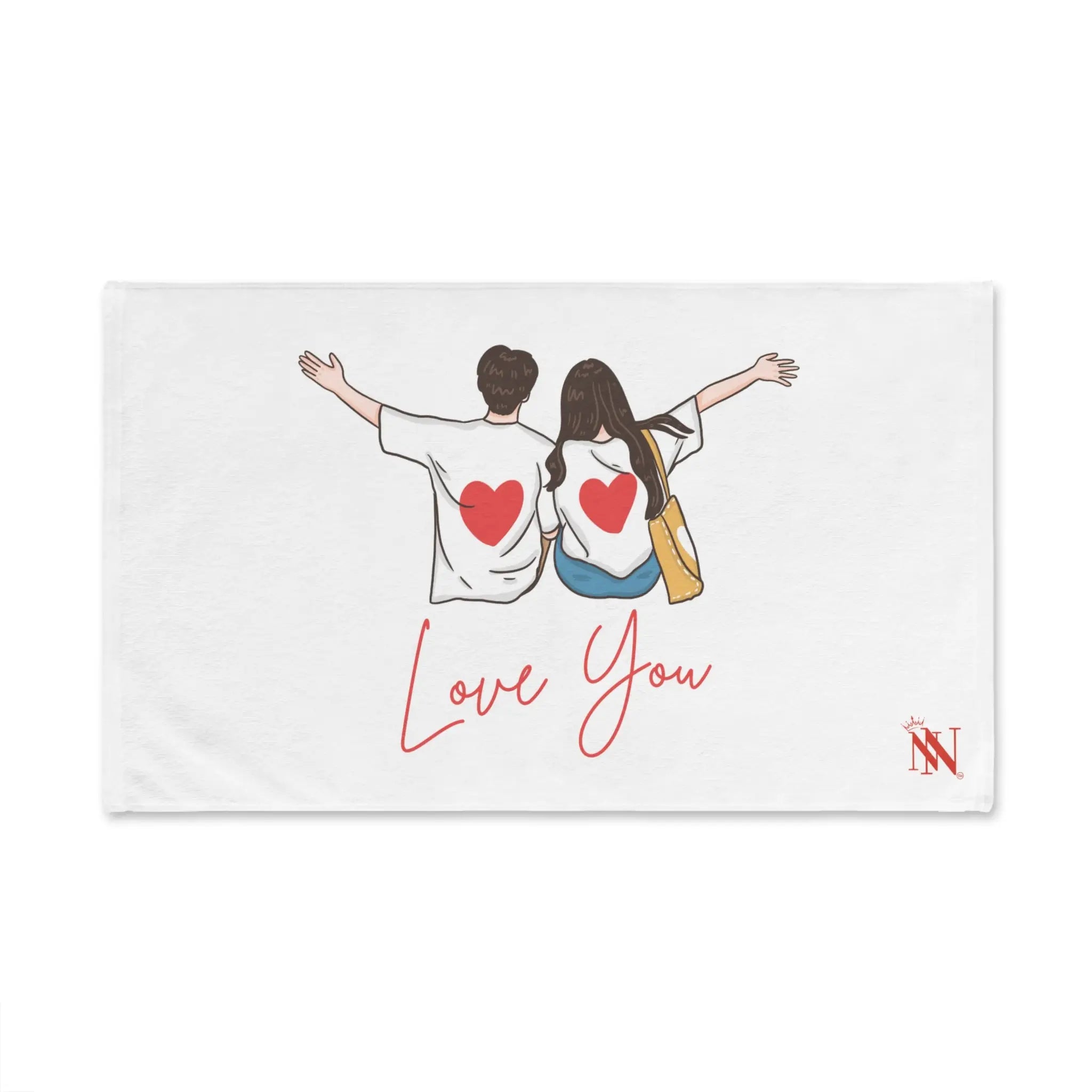 Love You Couple | Mix & Match Classic Fun-Flirty Lovers’ Towels