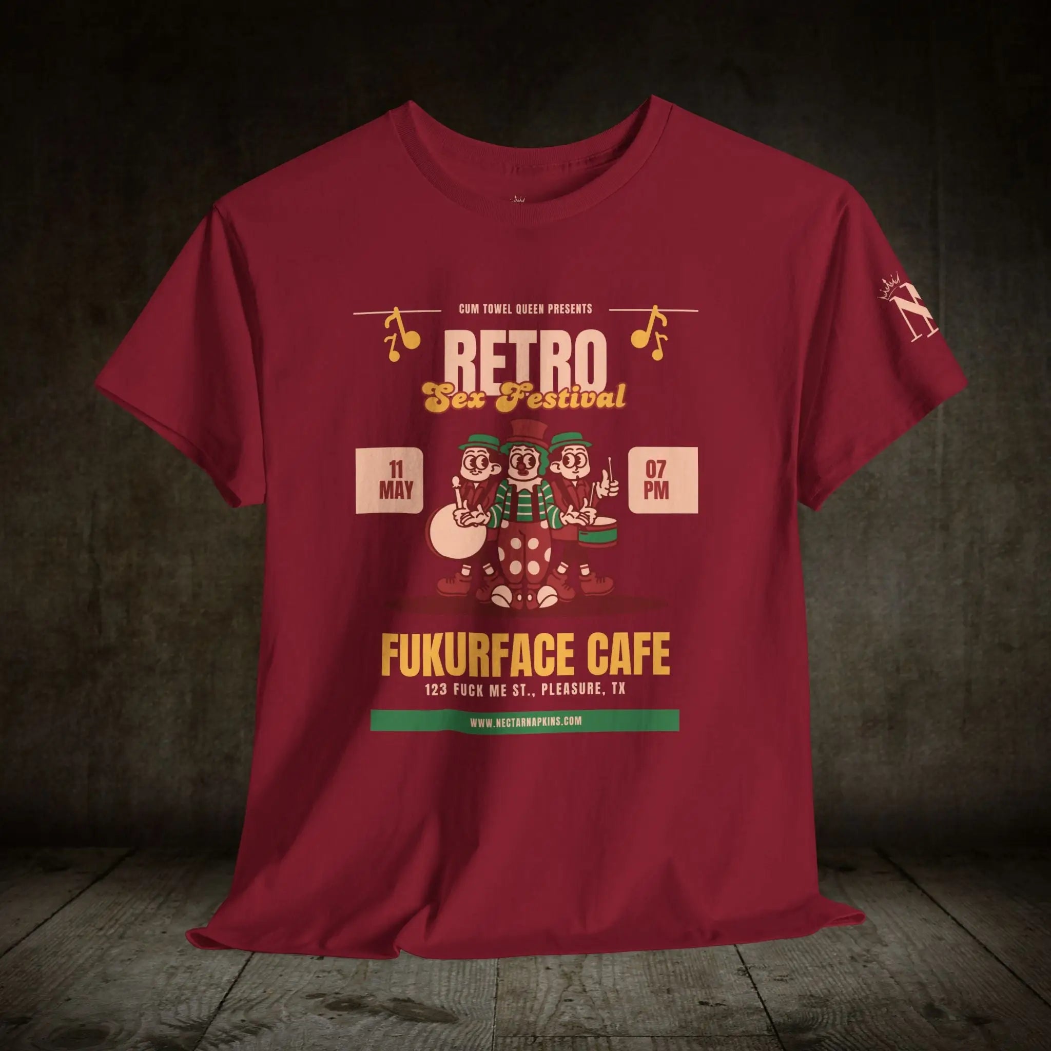 FUKURFACE Cafe | Mix & Match 100% Cotton Unisex Fun-Flirty Lovers’ Tees
