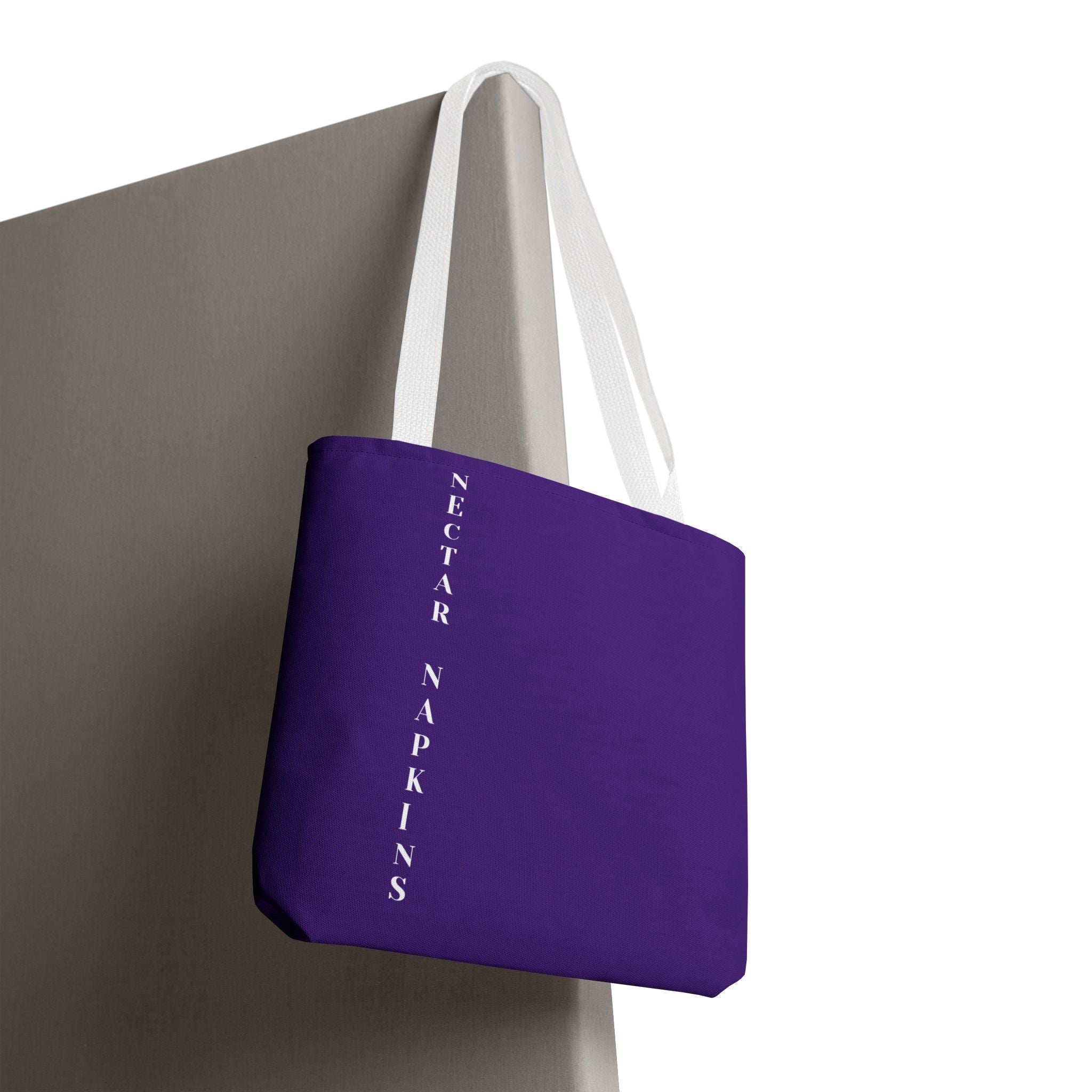 Nectar Napkins Brand Purple Tote Bag