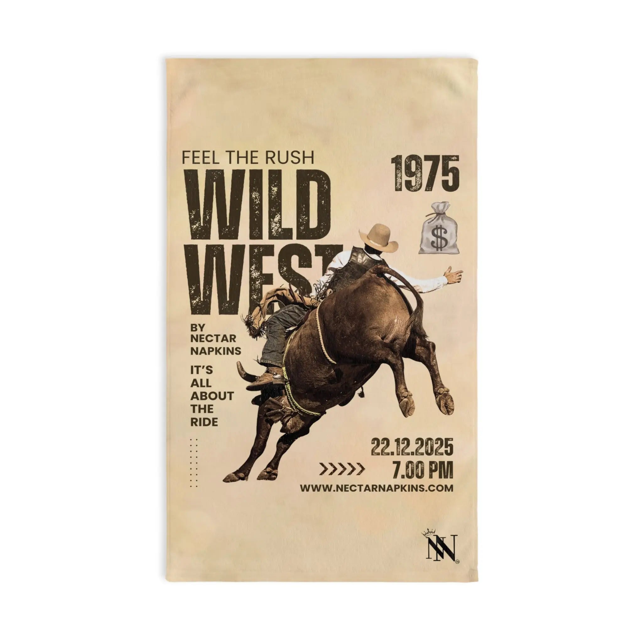 Wild West Poster | Mix & Match Classic Fun-Flirty Lovers’ Towels