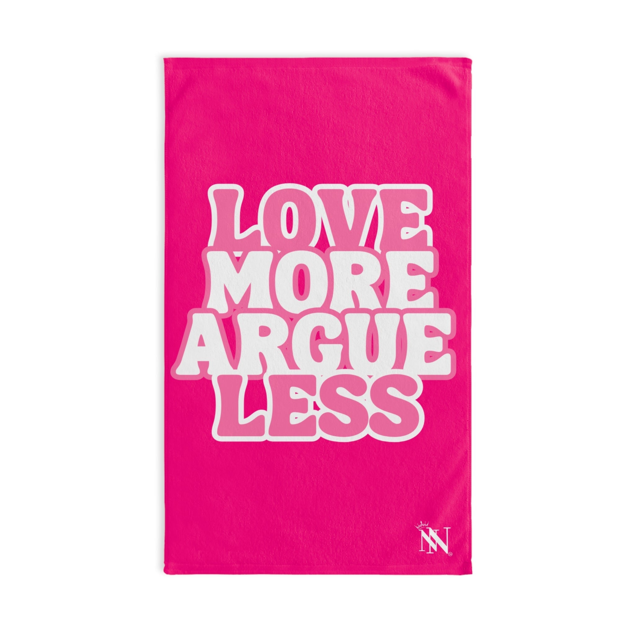 Love More Argue Less | Mix & Match Classic Fun-Flirty Lovers’ Towels