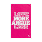 Love More Argue Less | Mix & Match Classic Fun-Flirty Lovers’ Towels