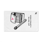 You and Me A Perfect Match | Mix & Match Classic Fun-Flirty Lovers’ Towels