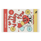 Be My Valentine | Mix & Match Soft Fun-Flirty Lovers’ Towels