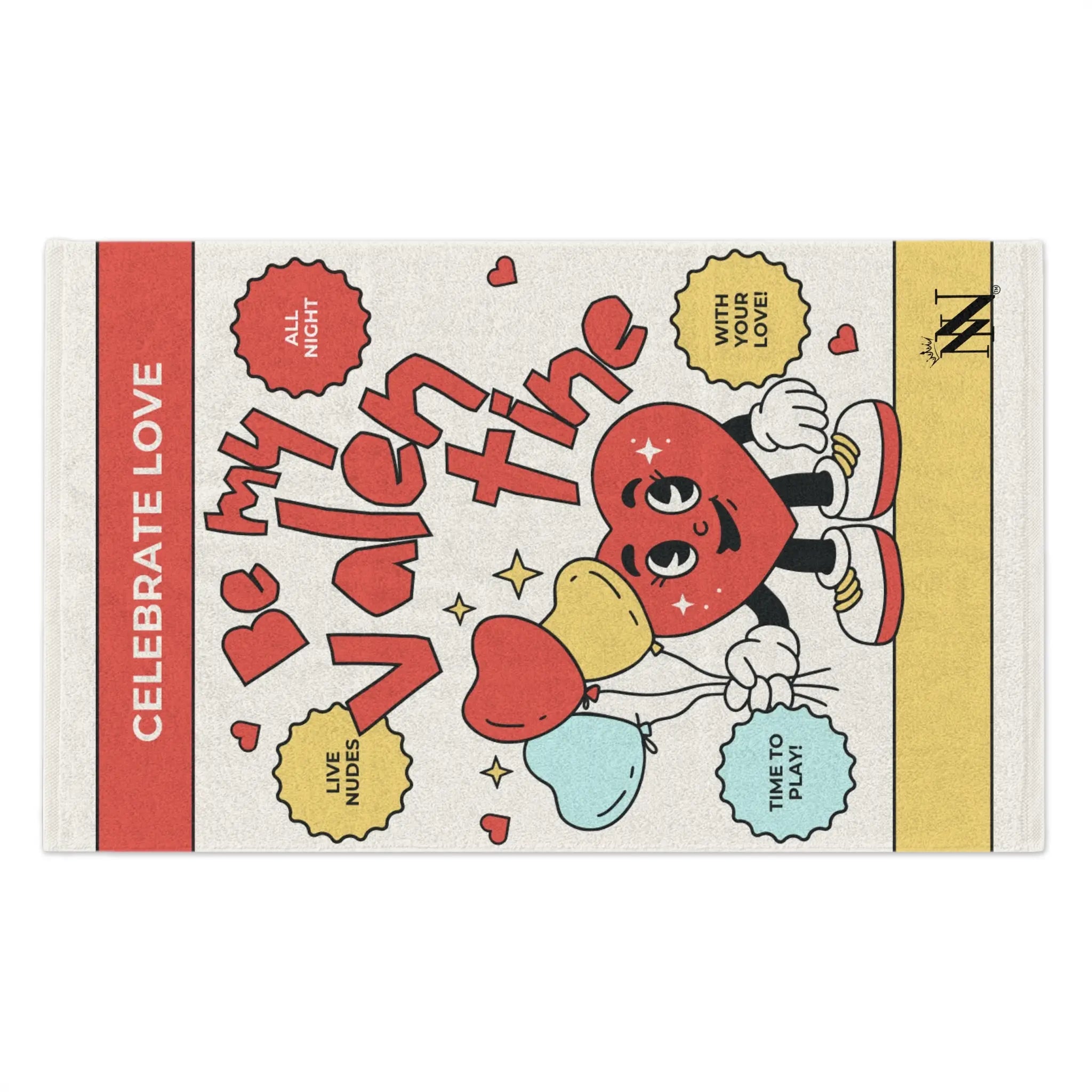 Be My Valentine | Mix & Match Soft Fun-Flirty Lovers’ Towels