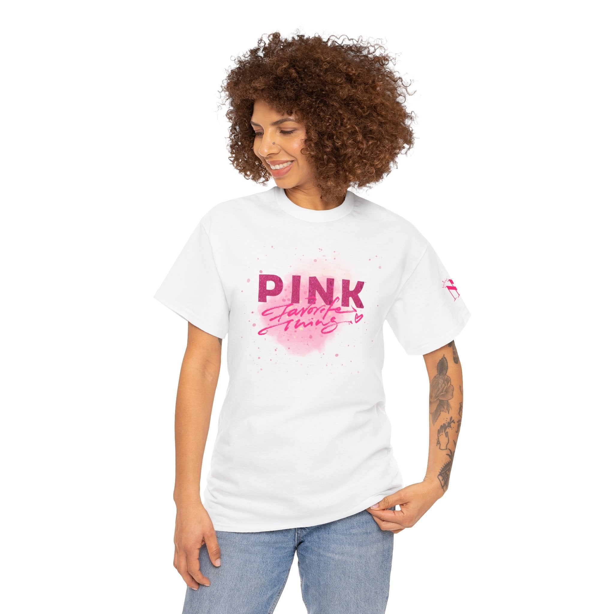 Pink Favorite Thing Adult T-Shirt Cum Tee | Live Bold & Comfortable