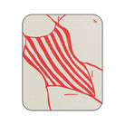 Vintage Swimsuit Poster | Mix Match Fun-Flirty Lovers’ Water-Resistant Blankets
