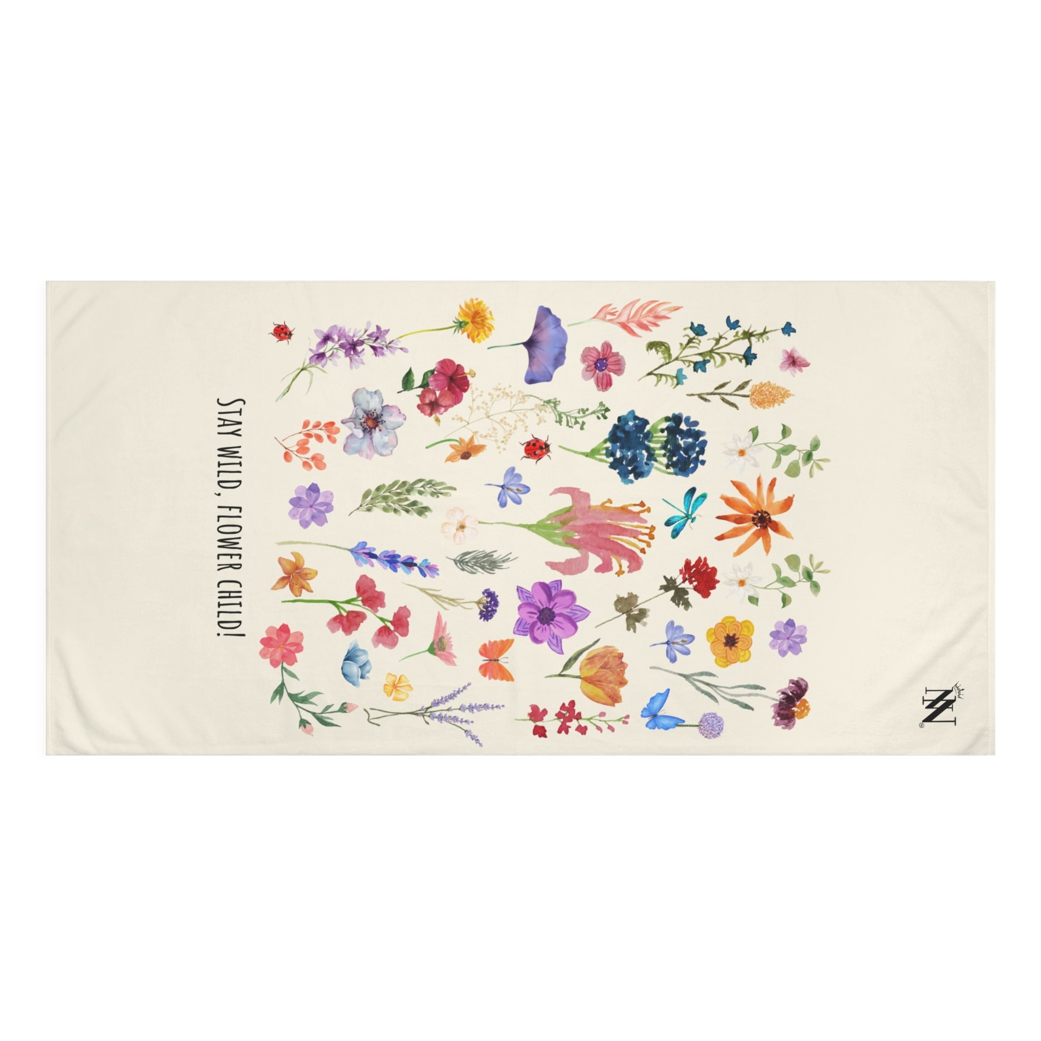 Stay Wild Flower Child! | Mix & Match XL Fun-Flirty Lovers’ Towels