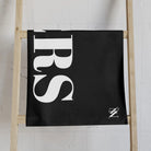 Hers Giant Letters Black | Mix & Match Classic Fun-Flirty Lovers’ Towels