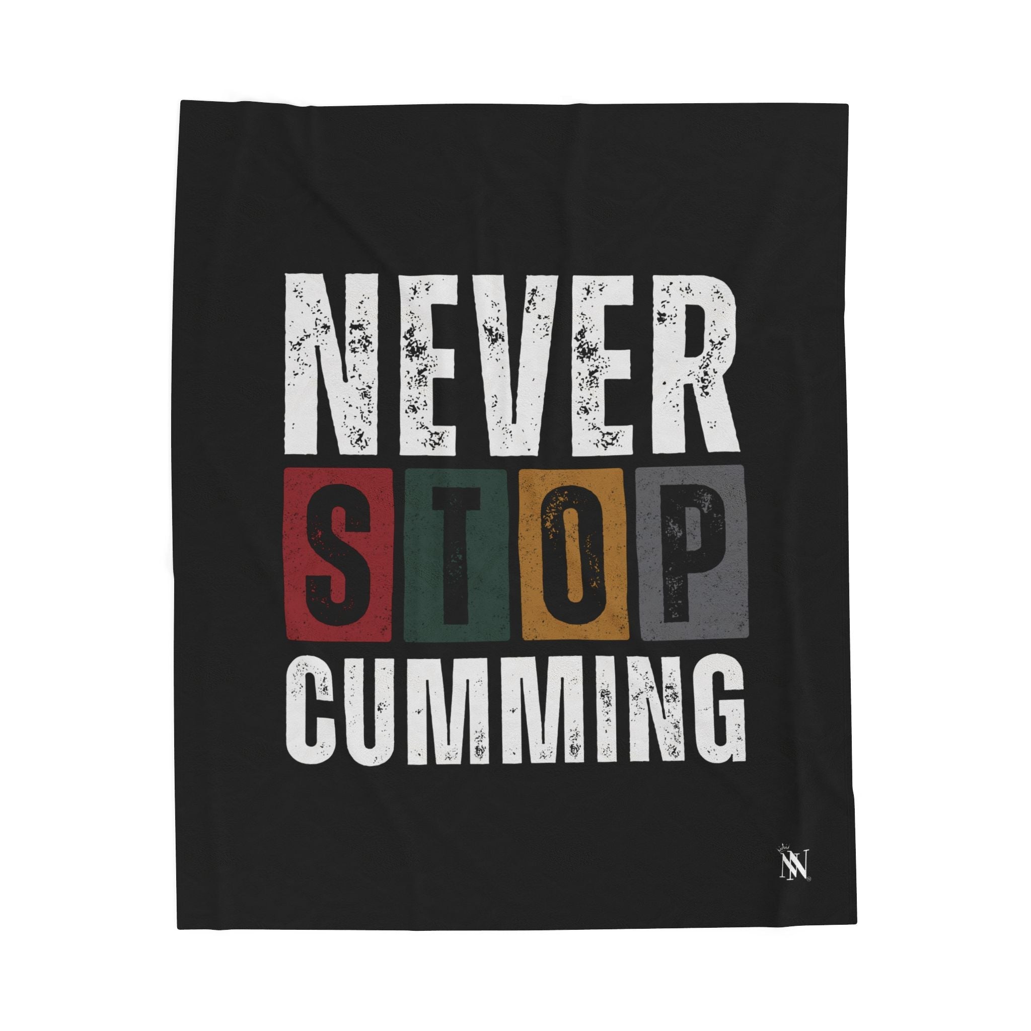 Never Stop Cumming | Mix & Match Velveteen Fun-Flirty Lovers’ Blankets