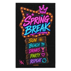 Spring Break Neon Sign Sex Towel