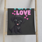 Puppy Love Dark Grey | Mix & Match Original Fun-Flirty Lovers’ Towels