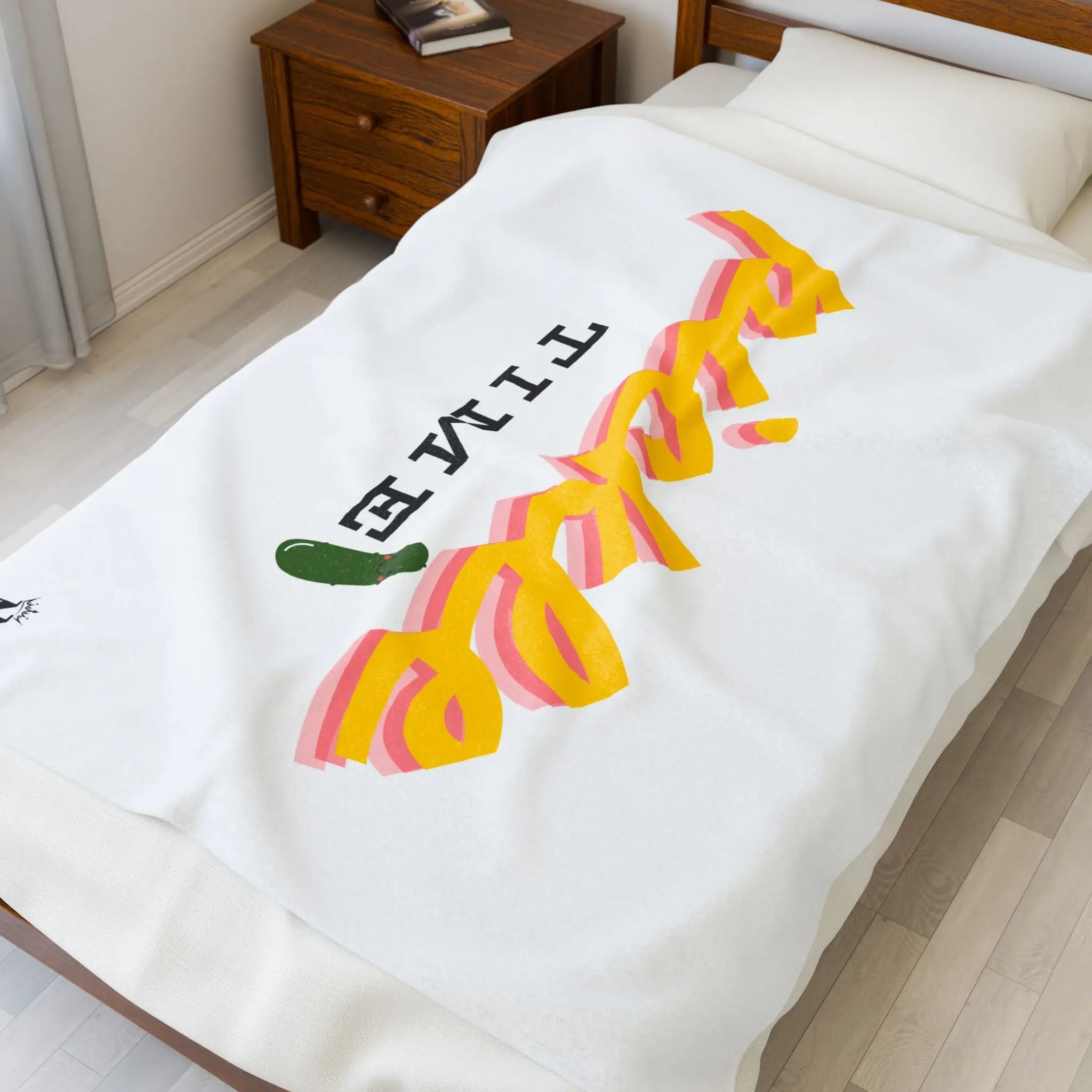 Pickle Time | Mix & Match Velveteen Fun-Flirty Lovers’ Blankets