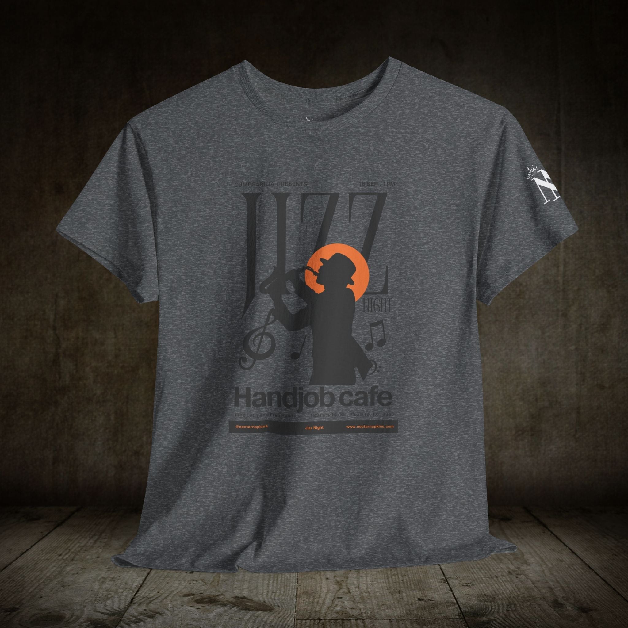 Jizz Night! | Mix & Match 100% Cotton Unisex Fun-Flirty Lovers’ Tees