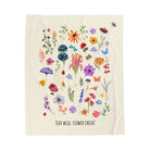 Stay Wild Flower Child! | Mix & Match Soft Fun-Flirty Lovers’ Blankets