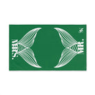 Mr. Mrs. Mermaid Shareable Sides Green | Mix & Match Classic Fun-Flirty Lovers’ Towels
