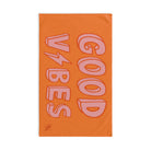 Good Vibes Red Electric Orange Crusta Cum Towel