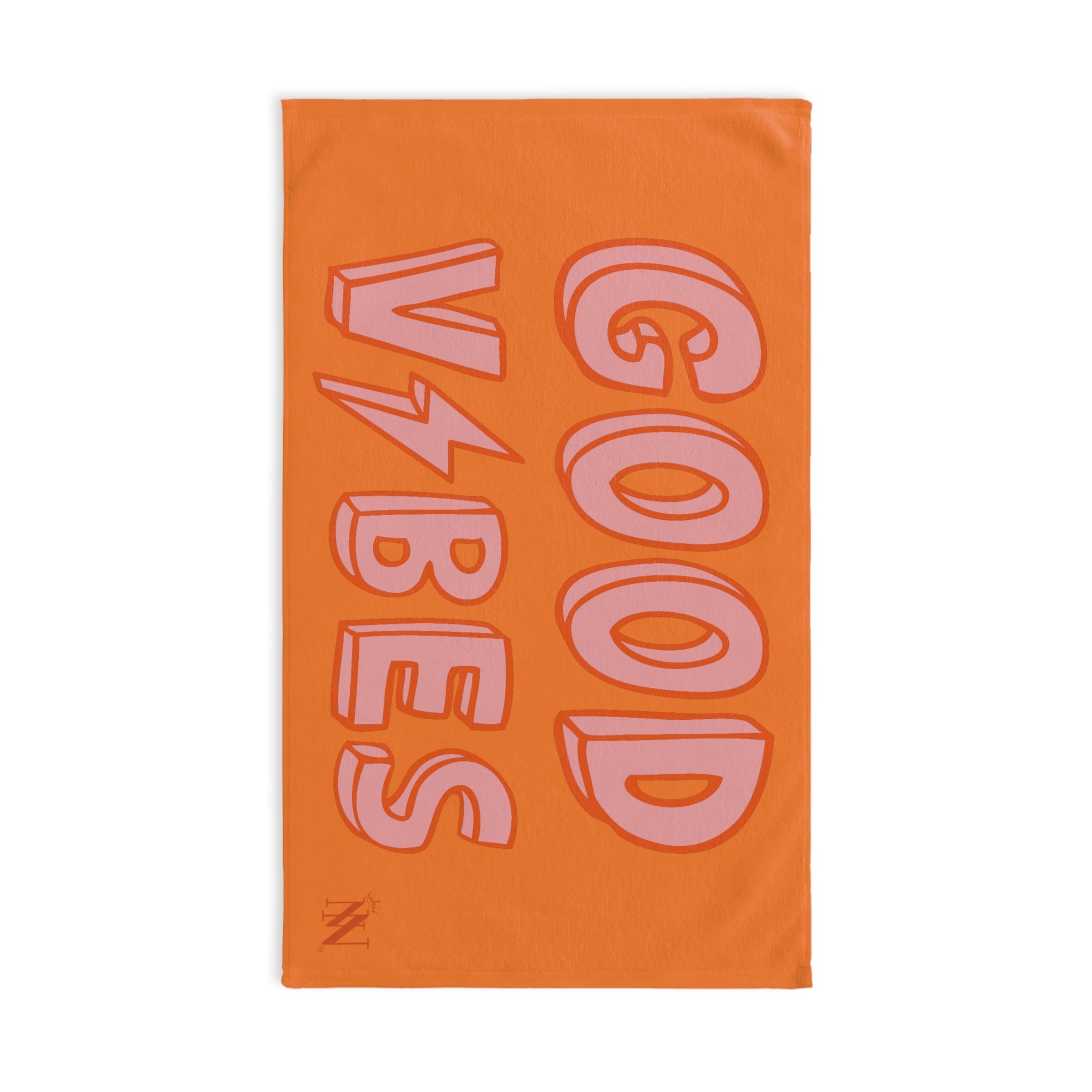 Good Vibes Red Electric Orange Crusta Cum Towel