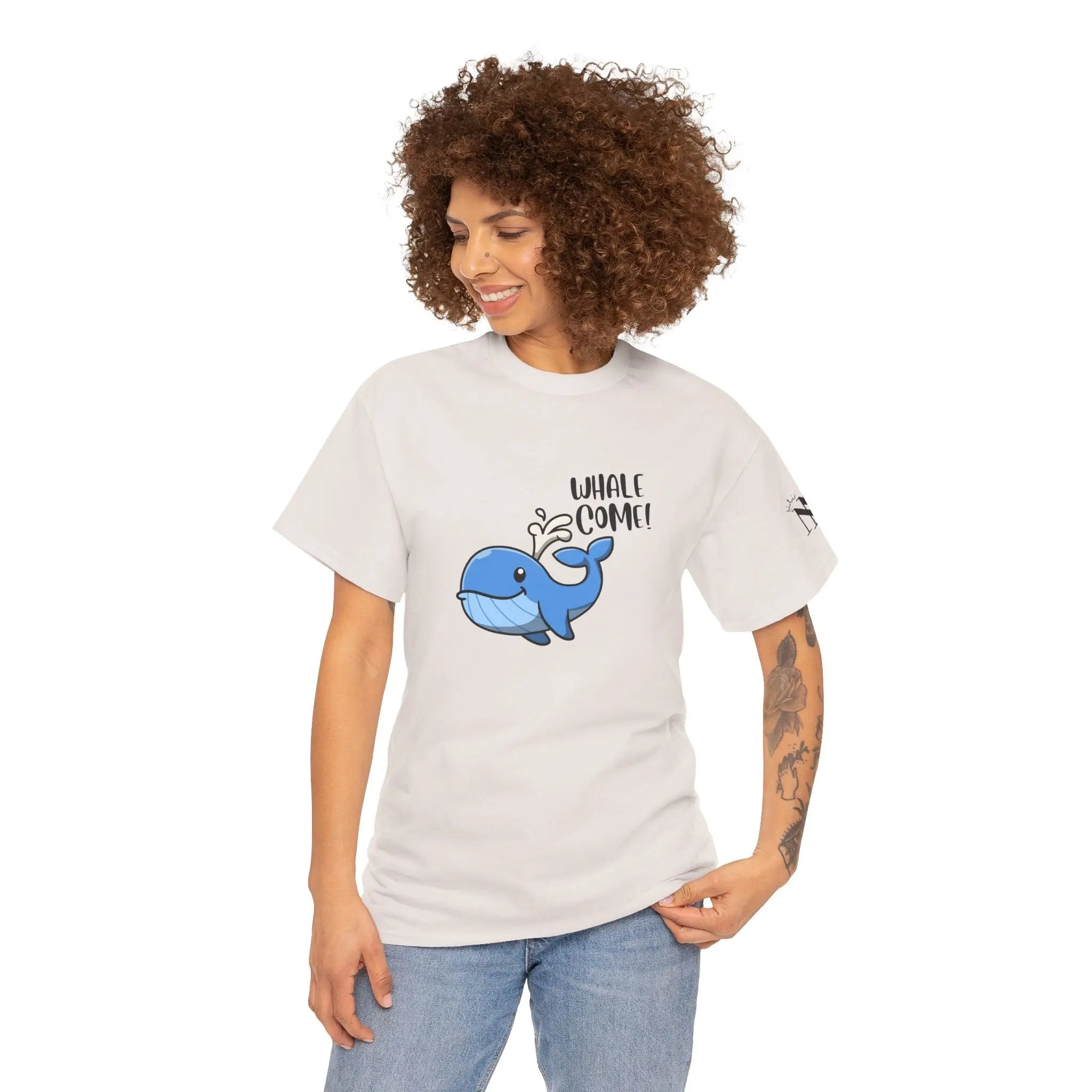 Whale Come! | Mix & Match 100% Cotton Unisex Fun-Flirty Lovers’ Tees