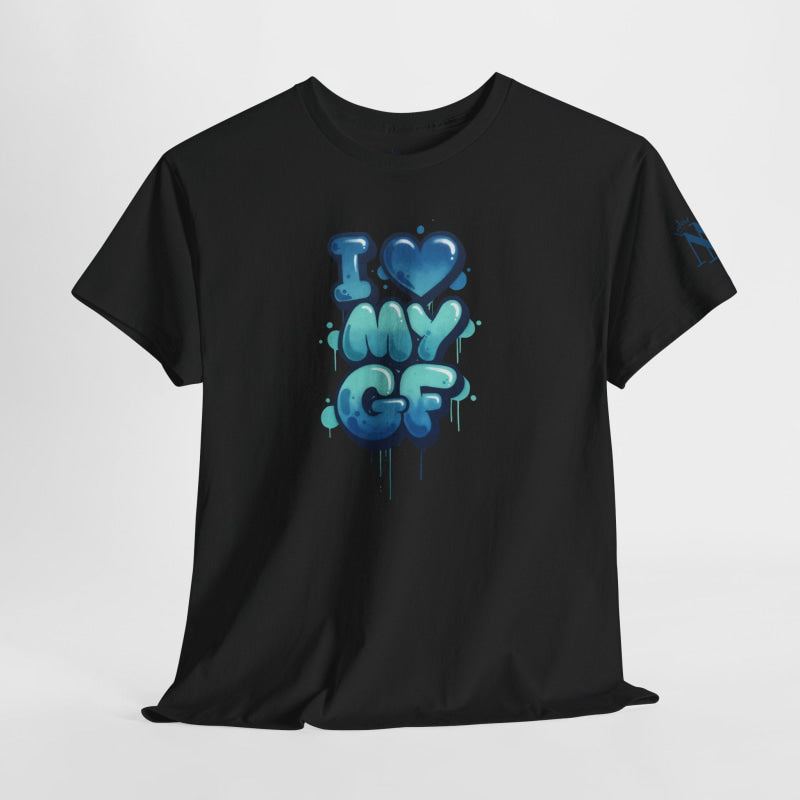 I Heart My GF Tagged | Mix & Match Cotton Unisex Fun-Flirty Lovers’ T-Shirts
