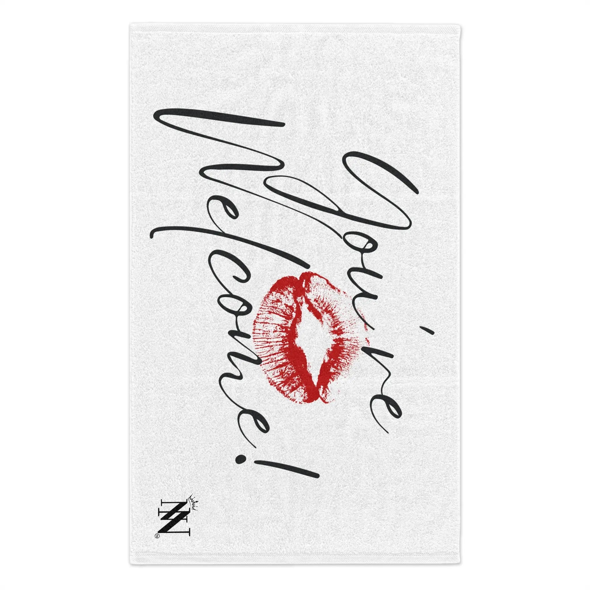 You’re Welcome! with a Kiss Sex Towel