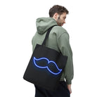 His Mustache Neon | Mix & Match Fun-Flirty Lovers’ Totes