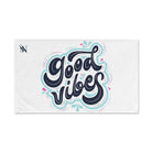 Good Vibes Blue Splash | Mix & Match Classic Fun-Flirty Lovers’ Towels