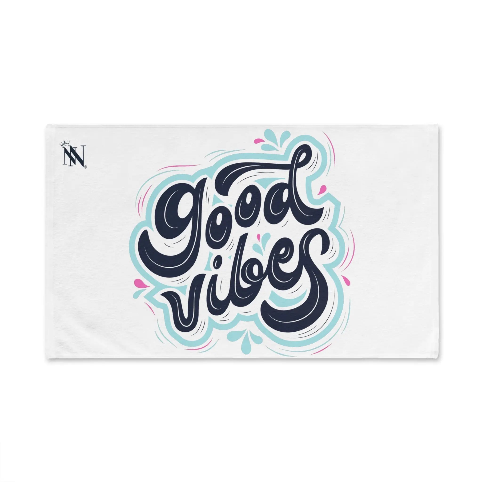 Good Vibes Blue Splash Cum Towel