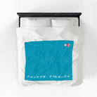 Nectar Napkins Brand Teal Love Blanket