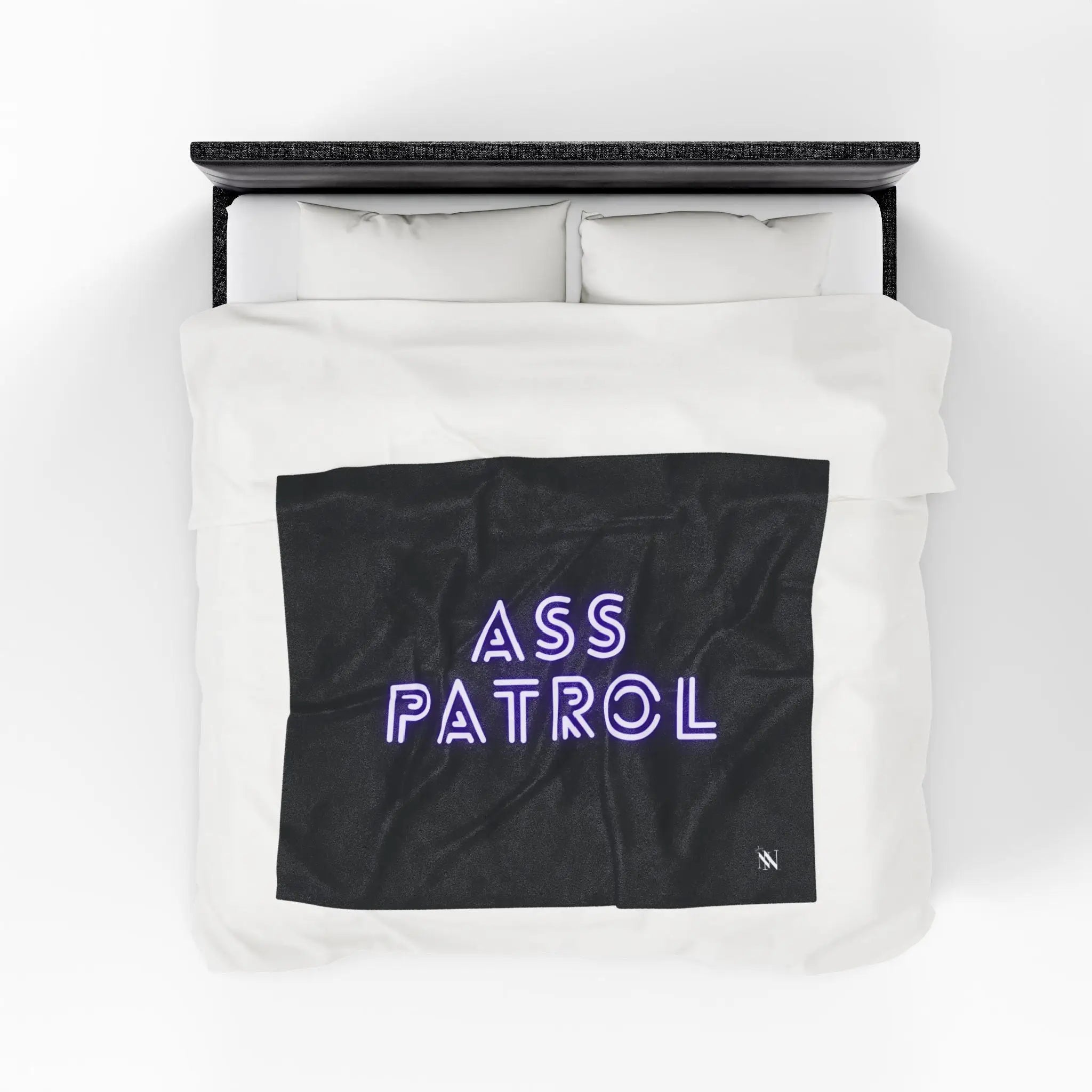 Ass Patrol | Mix & Match Velveteen Fun-Flirty Lovers’ Blankets
