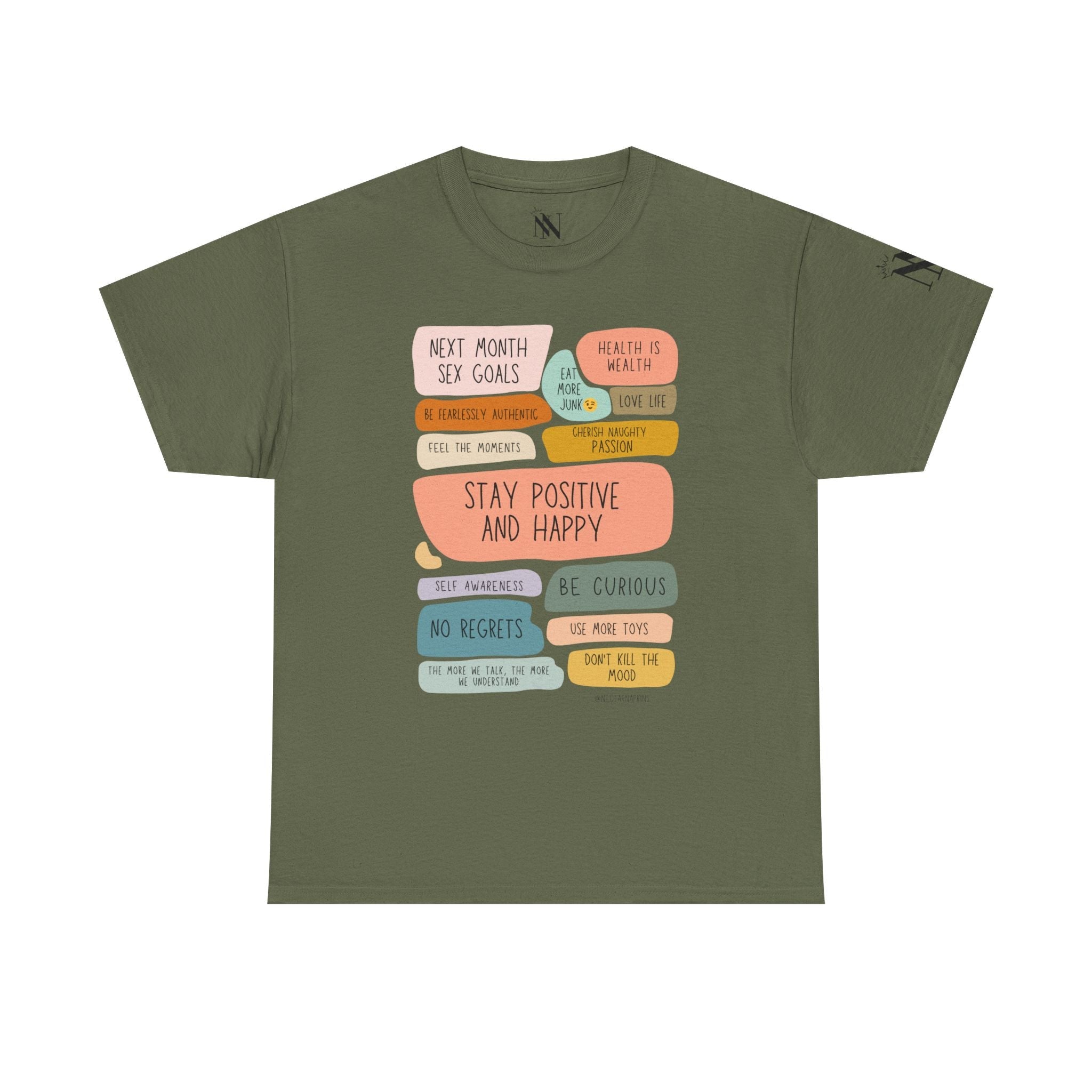 Sex Goals | Mix & Match 100% Cotton Unisex Fun-Flirty Lovers’ Tees