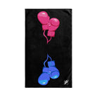 His Hers Boxing Black | Mix & Match Original Fun-Flirty Lovers’ Towels