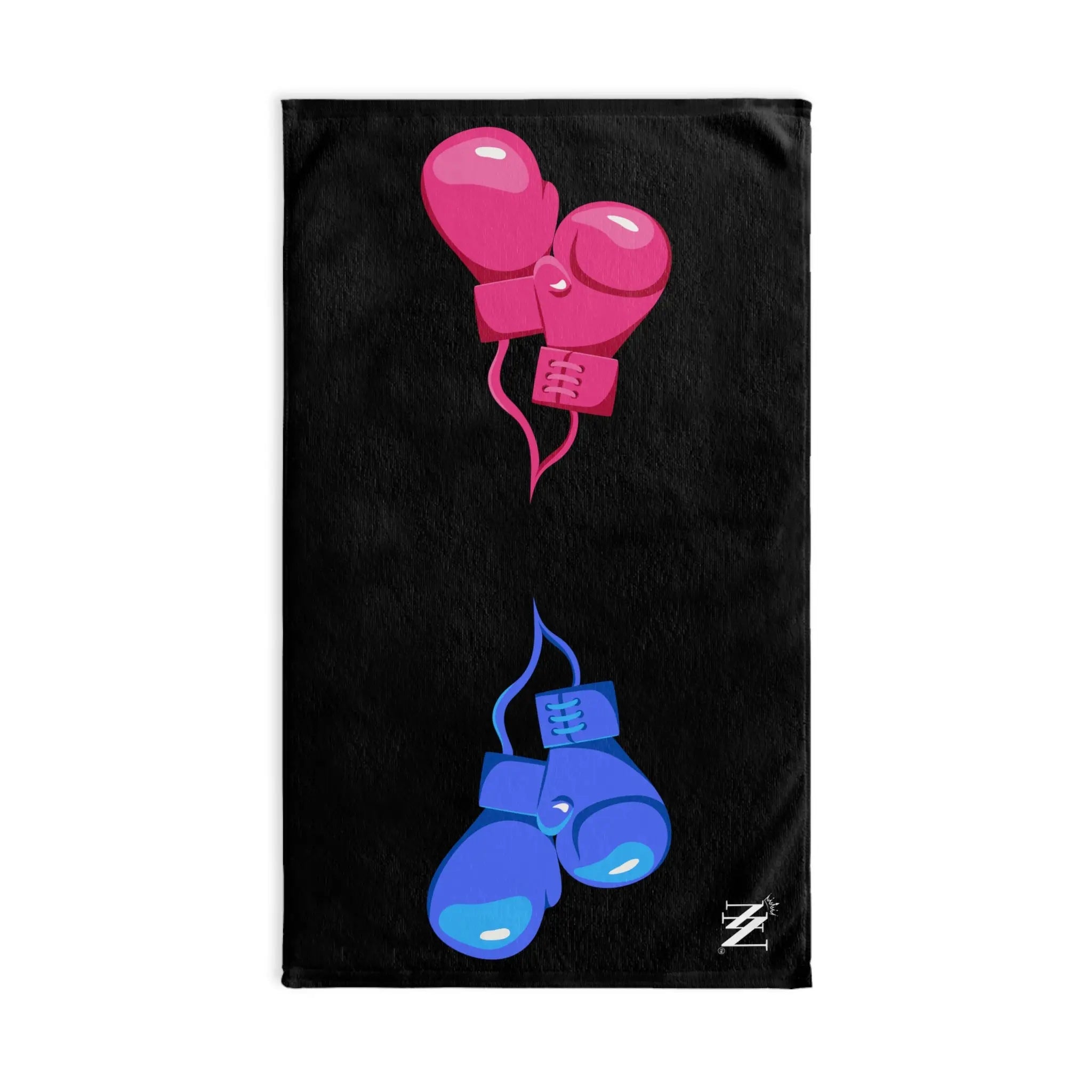 His Hers Boxing Black | Mix & Match Original Fun-Flirty Lovers’ Towels