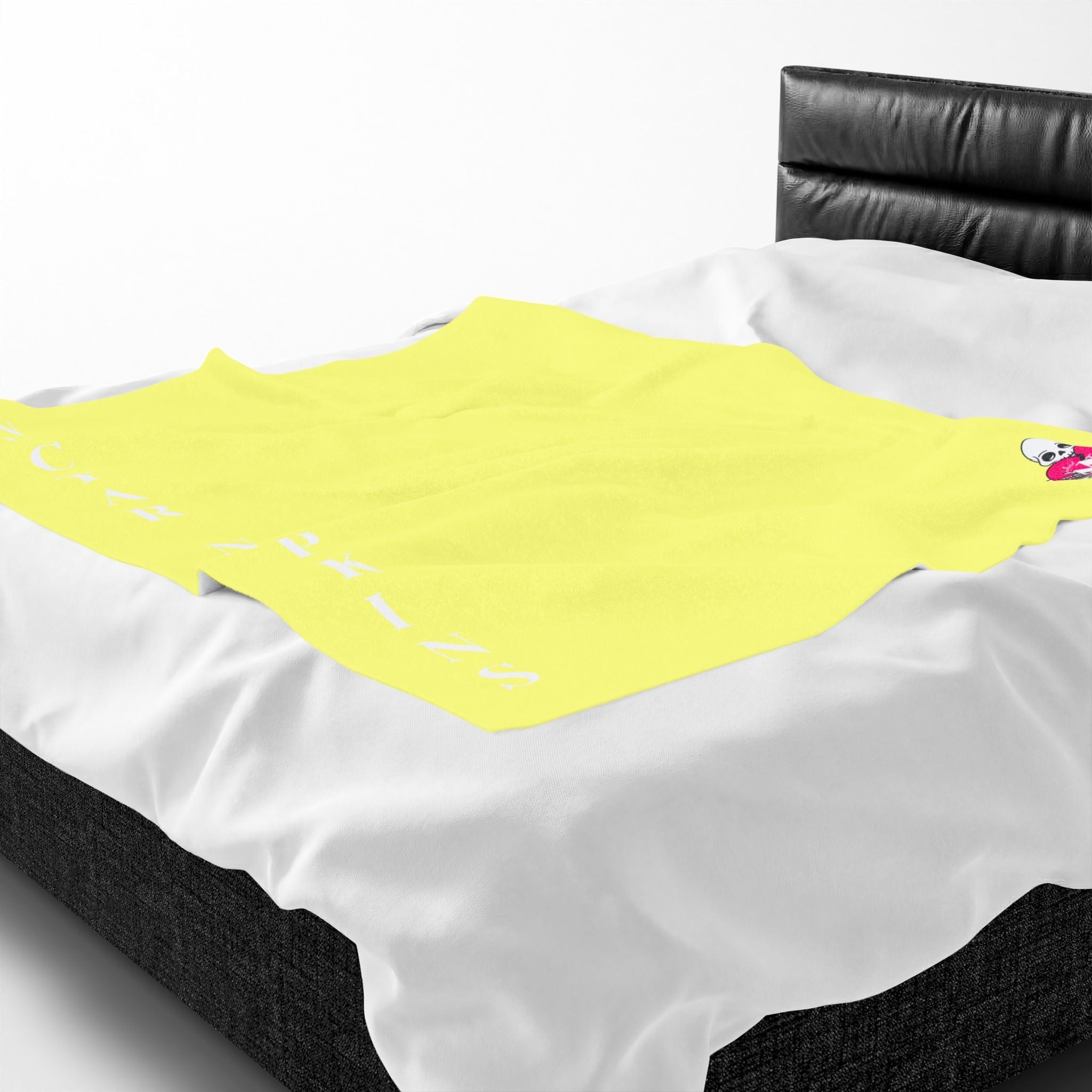 Nectar Napkins Brand Light Yellow Love Blanket