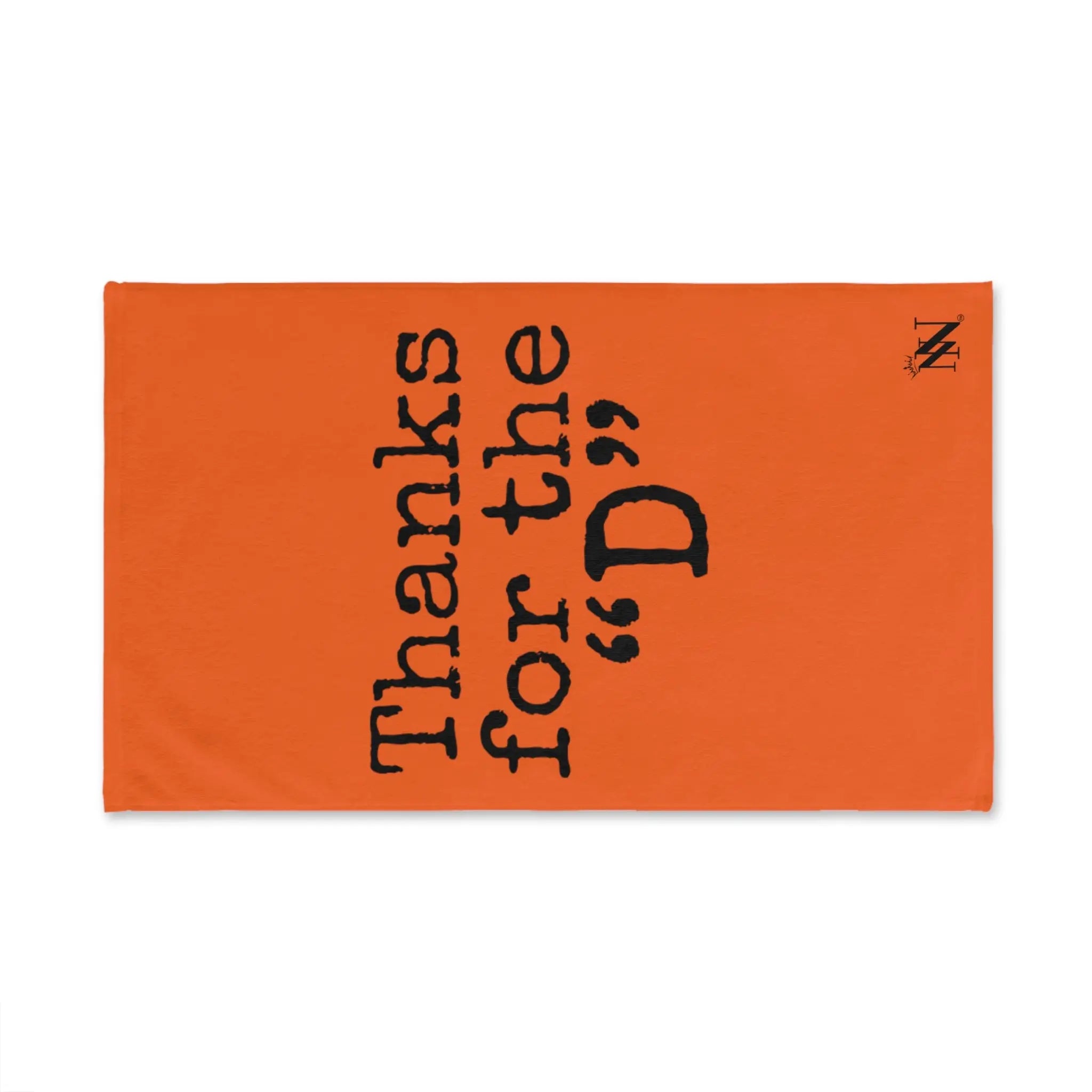 Thanks for the ’D’ Orange | Mix & Match Classic Fun-Flirty Lovers’ Towels