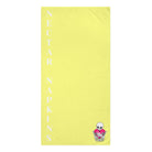 Nectar Napkins Brand Light Yellow | Nectar Napkins XL Fun-Flirty Lovers’ Towels