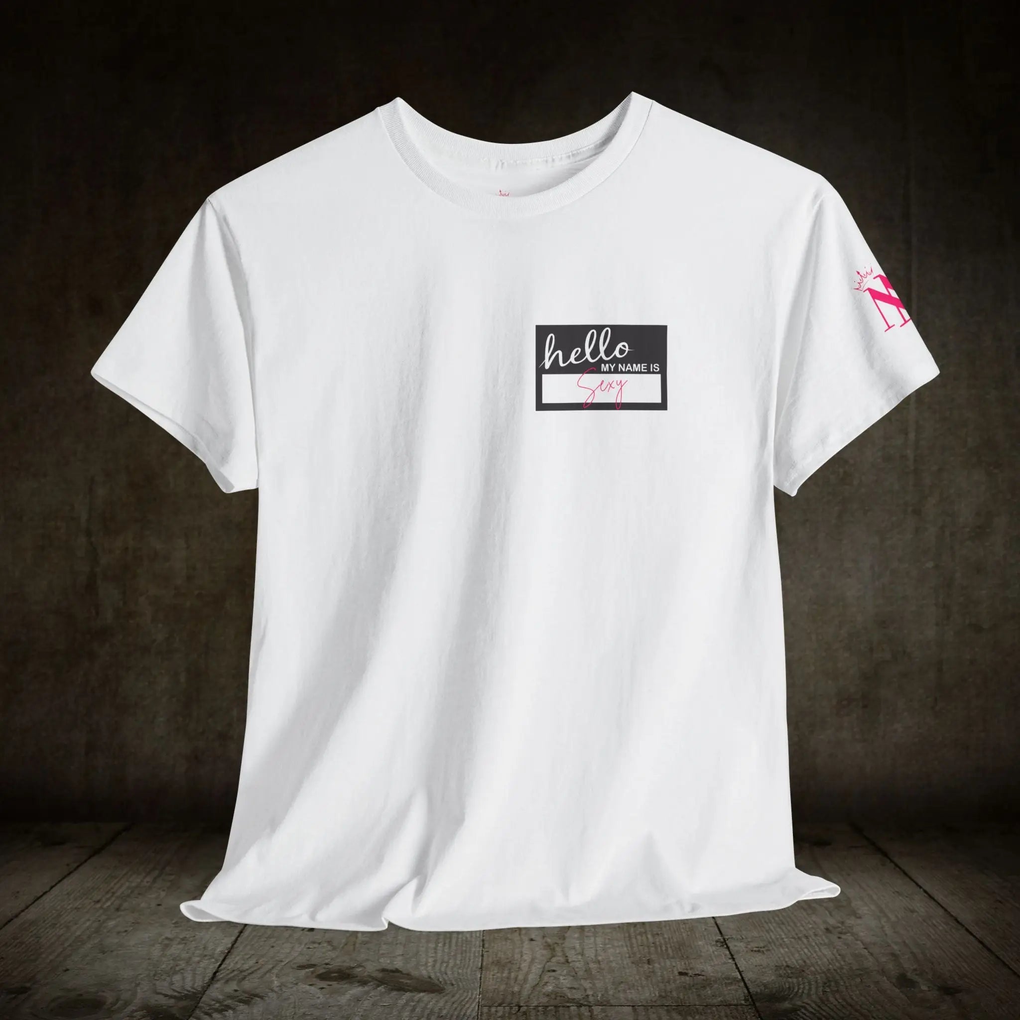 Hello My Name Is Sexy Tag | Mix & Match 100% Cotton Unisex Fun-Flirty Lovers’ Tees