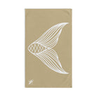 Mermaid Tail Gold Cum Towel