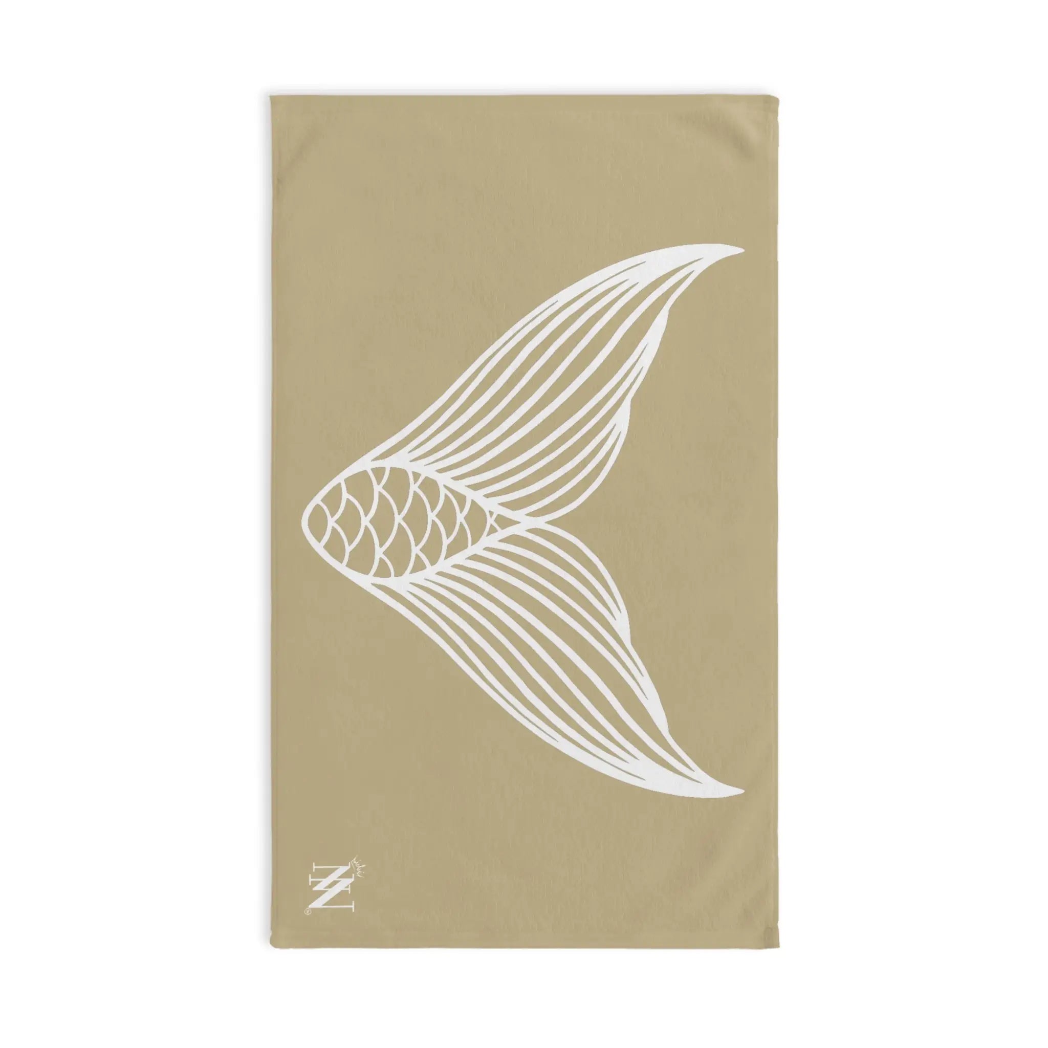 Mermaid Tail Gold Cum Towel