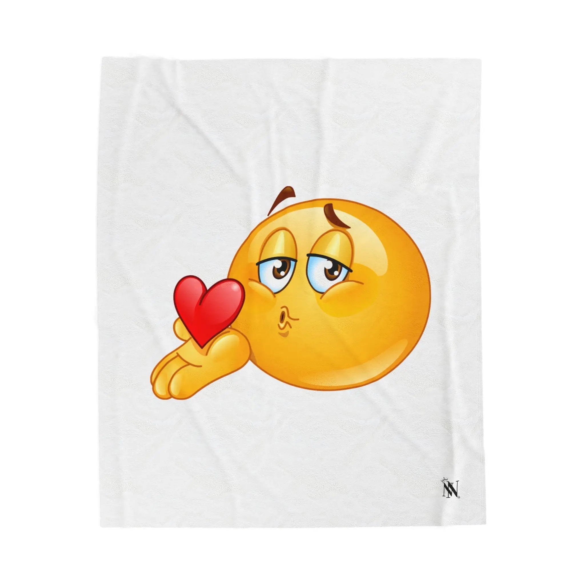 Blow Me a Kiss Emoji Blanket
